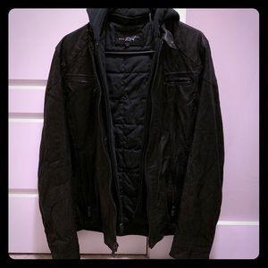 NWT Men’s Wilsons Leather Jacket (Black Rivet)